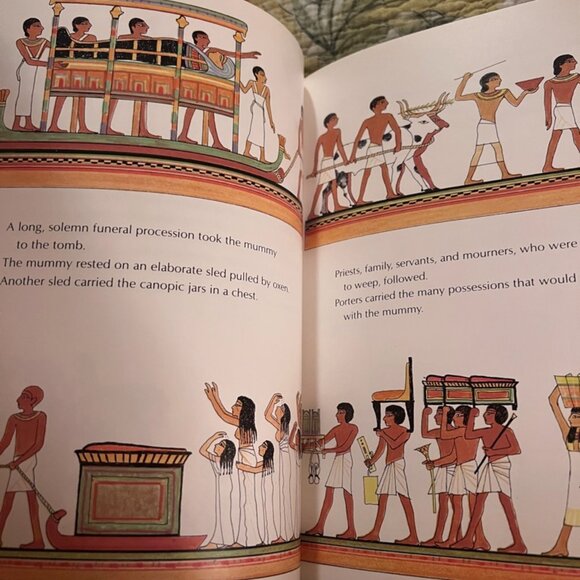 First Edition Signed Copy Aliki MUMMIES MADE IN EGYPT Hardcover 1979 - Picture 4 of 6